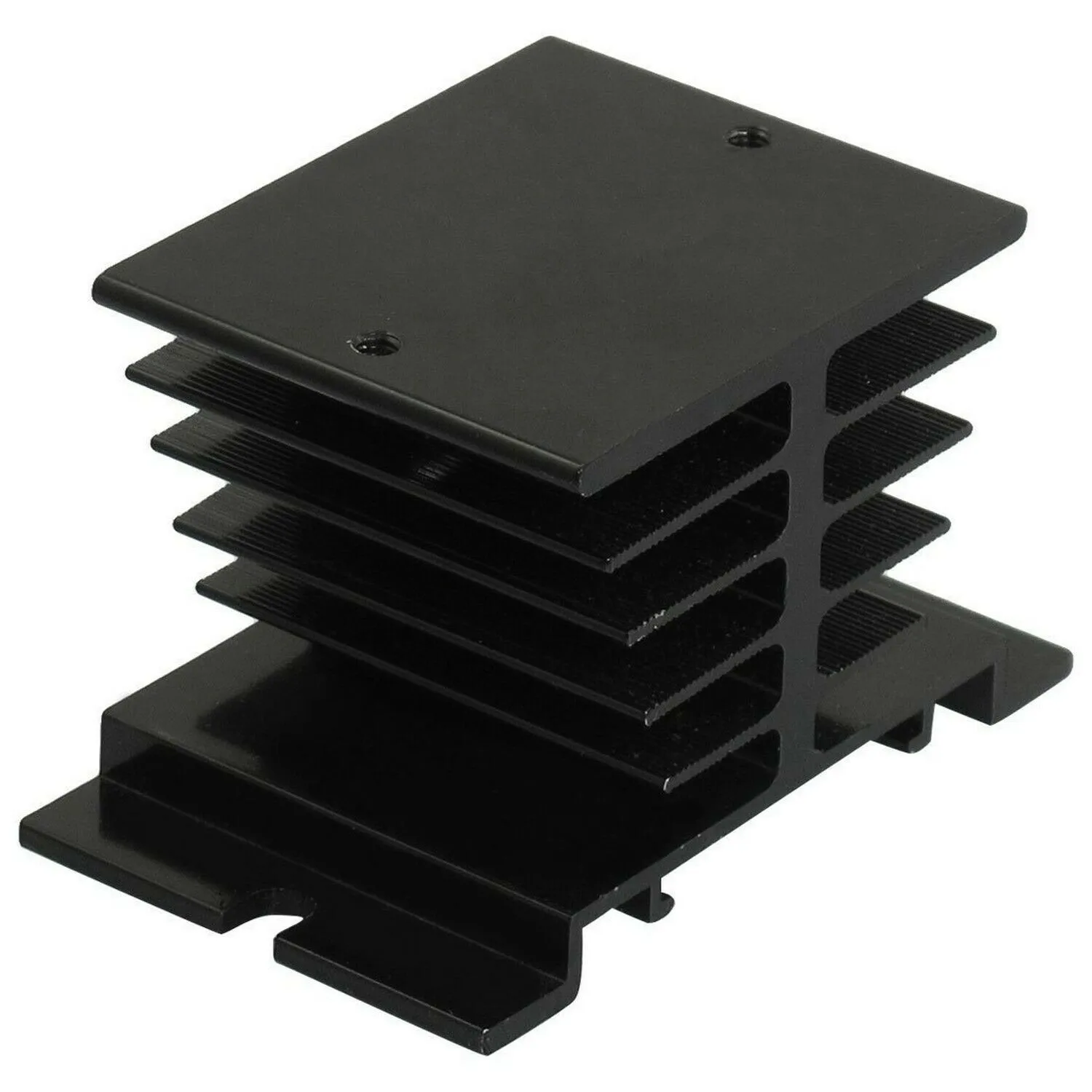 For SSR Aluminum Heat Sink Radiator for Single Phase Solid State Relay Thermal Management Suitable for 10A to 40A Devices