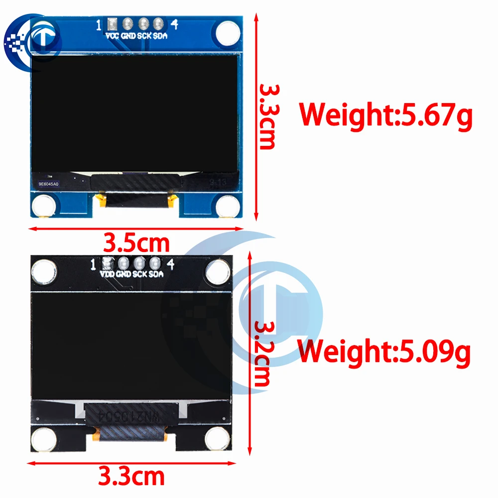 1.3 بوصة oled IIC المسلسل الأبيض OLED وحدة عرض 128X64 I2C SSD1306 12864 شاشة LCD مجلس VDD GND SCK SDA لاردوينو
