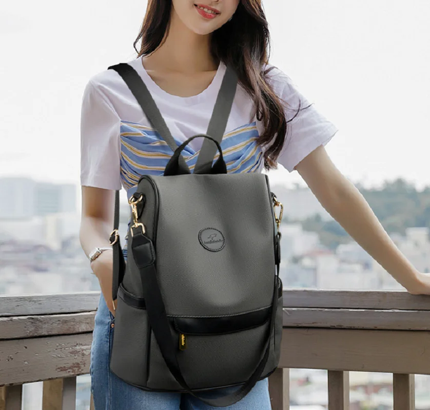 

New Preppy Style Fashion Travel Backpacks Large Capacity Anti Theft Shoulder Bags Women's Crossbody Backpack Laptop School Bag