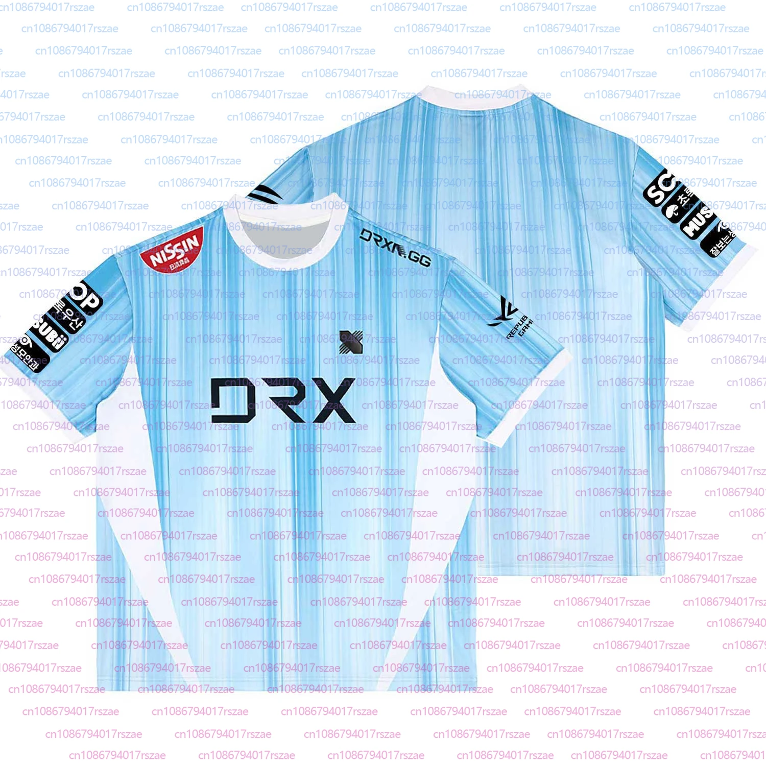 LCK Esports Team 2026 DRX Uniform Jersey Men Fashion 3D Print