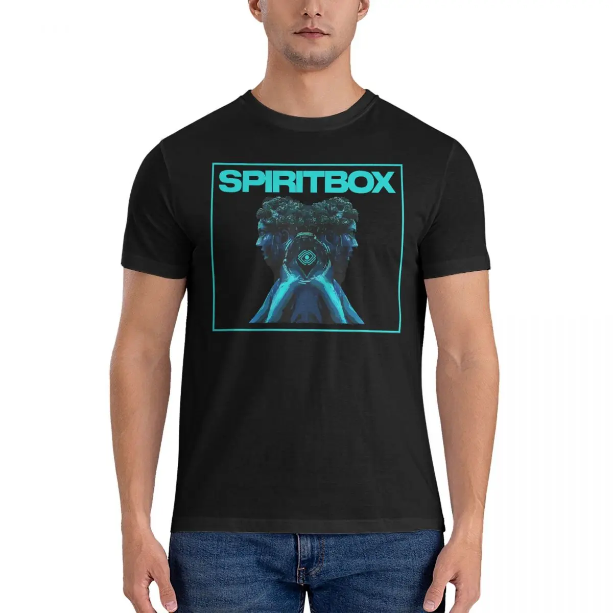 Rock Men T Shirts Spiritbox Casual Tees Short Sleeve O Neck T-Shirts Pure Cotton Printed Tops