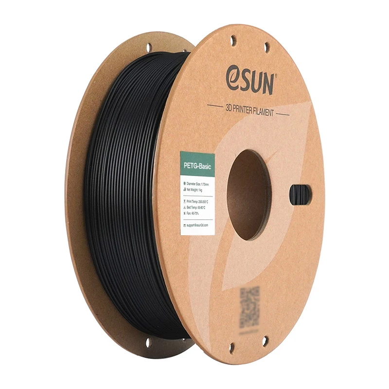 ESUN-Filament PETG de base pour imprimante 3D, 1.75mm, 1kg, feclbs, haute résistance, matériaux d'impression de laboratoire Bambu
