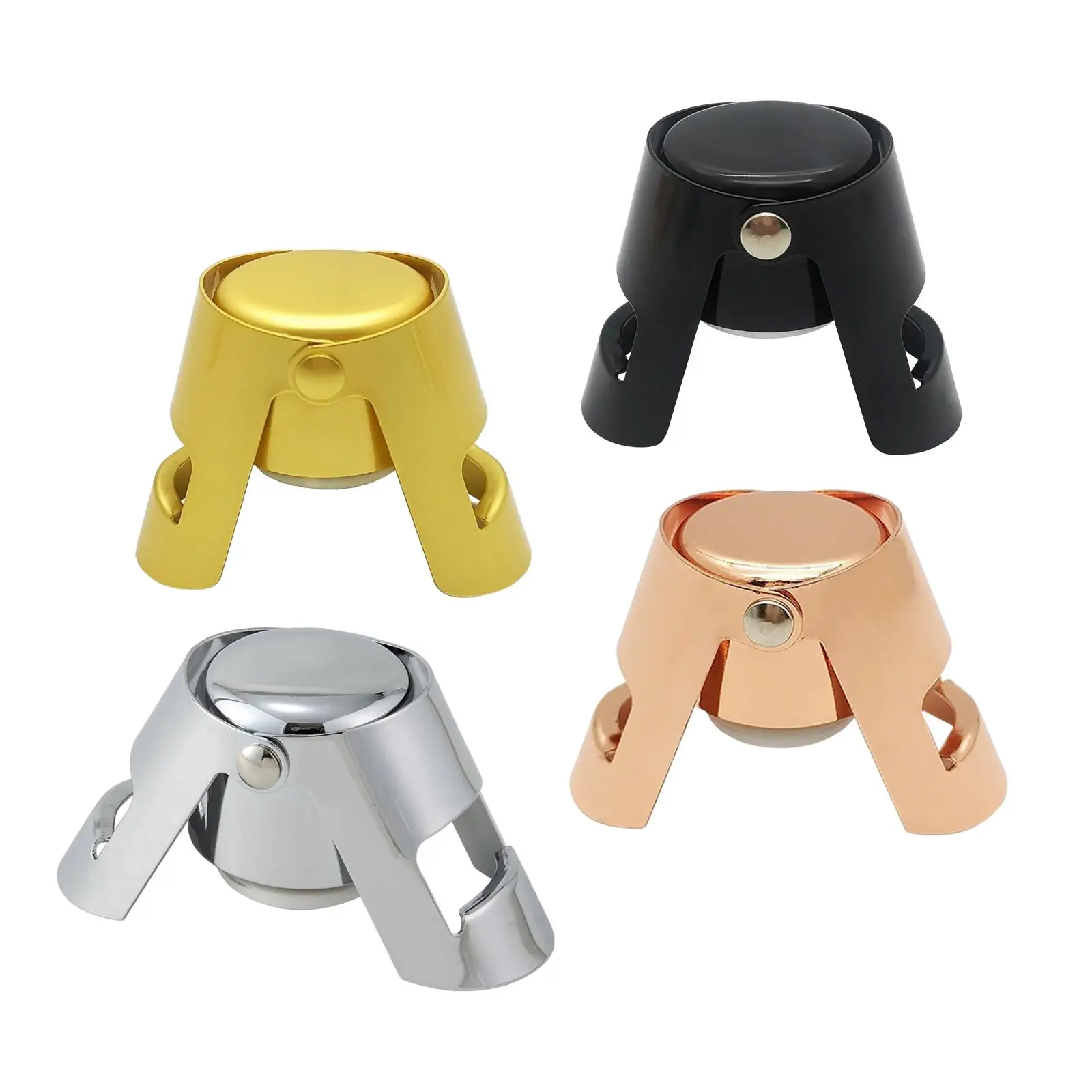 Tapón de retención de burbujas para vino, sellador de tapón de botella para vino espumoso, Cava de cumpleaños, inauguración de la casa