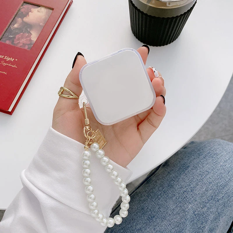 لطيف ل QCY T13 حالة خمر فراشة اللؤلؤ المفاتيح سماعة غطاء لينة واضحة غطاء وقائي ل qcy t13 TWS hearphone