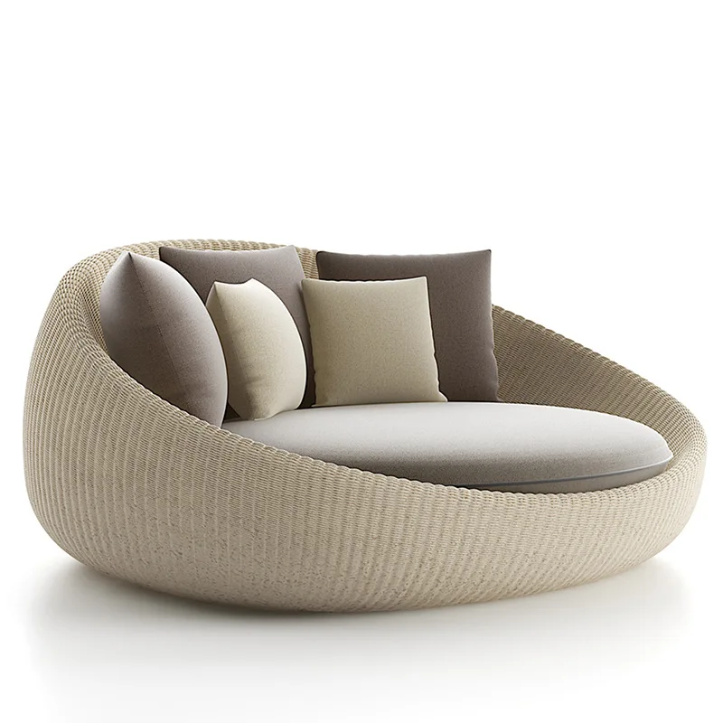 

Скандинавская уличная мебель для отдыха: кресла для двора, пляжа, у бассейна, шезлонги, диваны из ротанга для курортов