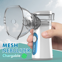 Rechargeable Mini Handheld Portable Autoclean Inhale Nebulizer Mesh Atomizer Silent Inhaler Nebuliser  For Kids Nebulizador