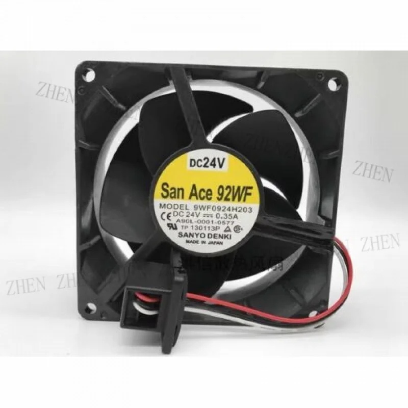 

Y ДЛЯ SANYO A90L-0001-0577 9WF0924H203 24 В 0,35 А 3-контактный охлаждающий вентилятор для системы FANUC