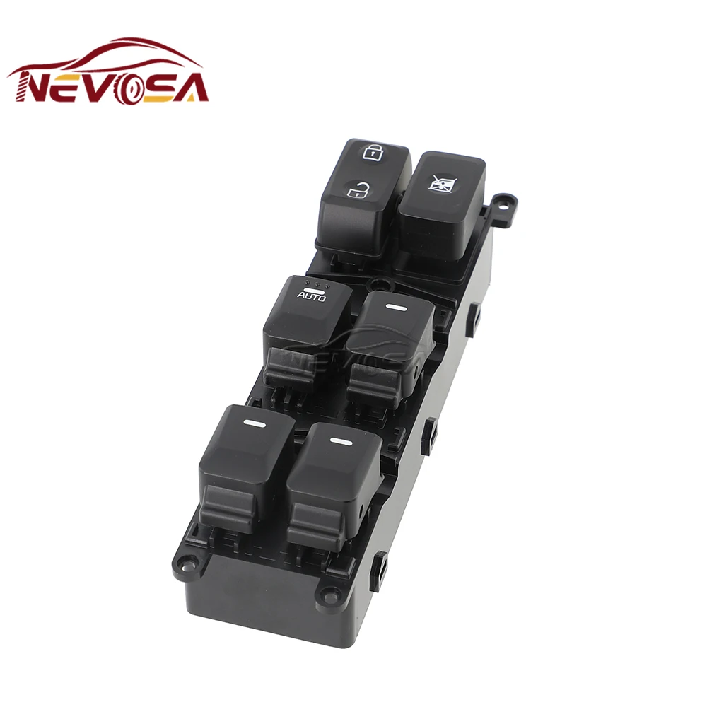 NEVOSA 93570-1W157 Front Left Driver Side Electric Power Window Switch For 2015-2017 Kia Rio 935701W157