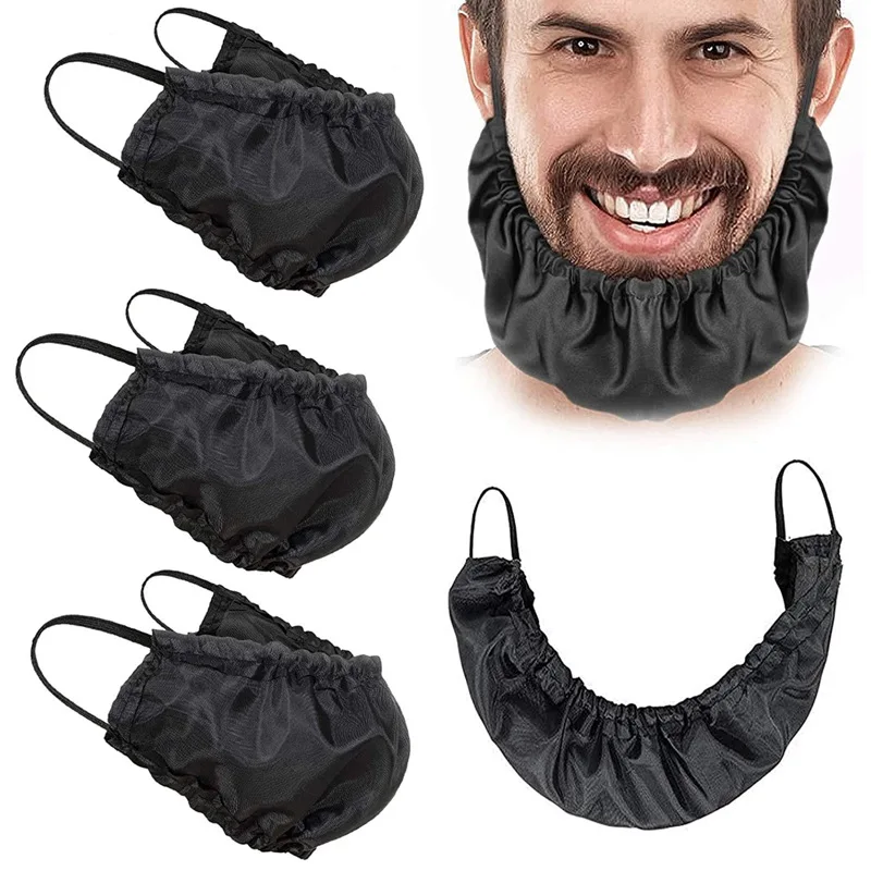 Beard Bandana Beard Cover Turban Facial Beard-Bibs Adjustable Waterproof Facial Beard Protection Shaping Styling Tools For Men