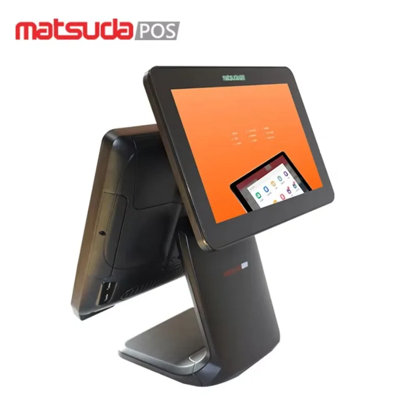 2026 Matsuda ST9800 Pos Model 15 Inch Touch Point Of Sale Pos System With MSR Reader