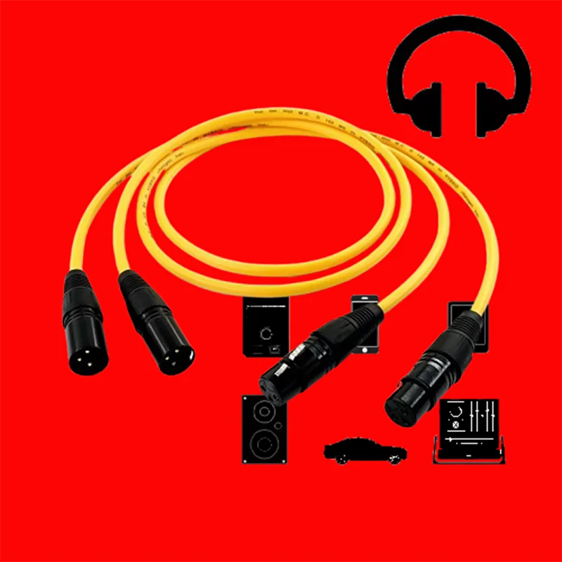 

Premium Van Den Hul 102 MK III XLR Interconnect Cable Male-Female Balanced for Amplifier​