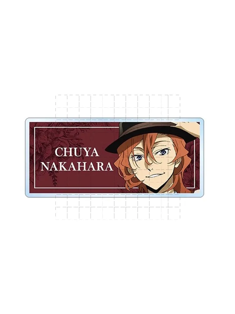 Spiel akutagawa ryunosuke nakahara chuya dazai osamu nakajima atsushi Schlüssel bund Puppe Anime Acryl Schlüssel ring Anhänger als Geschenk