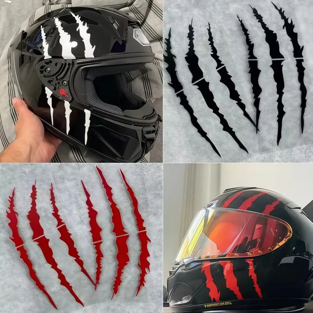 Demon Claw Motorcycle Stickers Covering Scratches Vinyl Helmet Stickers DIY Waterproof Car Vinyl Stickers Vehicle Decoration