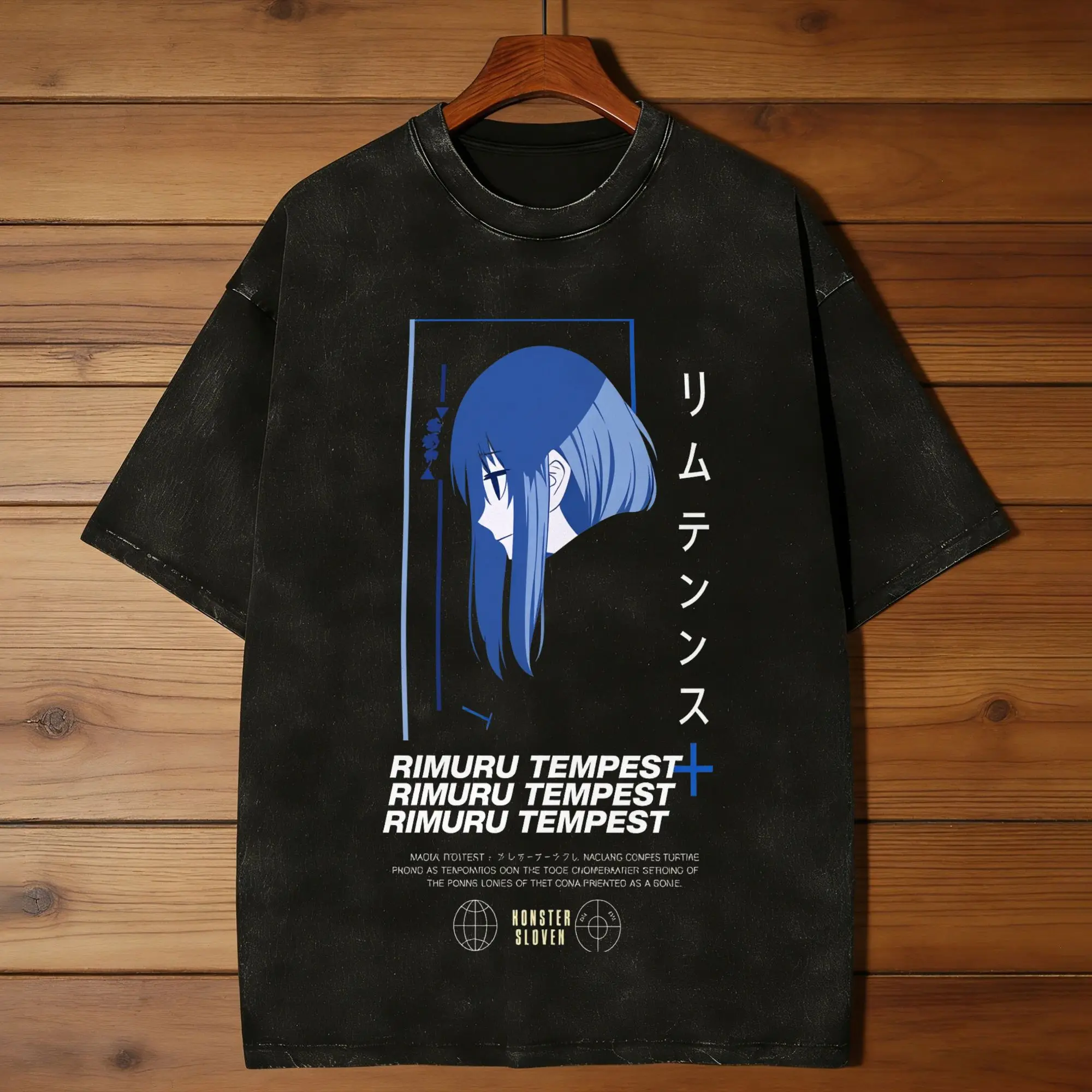 That Time I Got Reincarnated As A Slime  T Shirt  Harajuku T-Shirts Short Sleeve Y2K Retro Tops Crewneck Big Size Top Tees