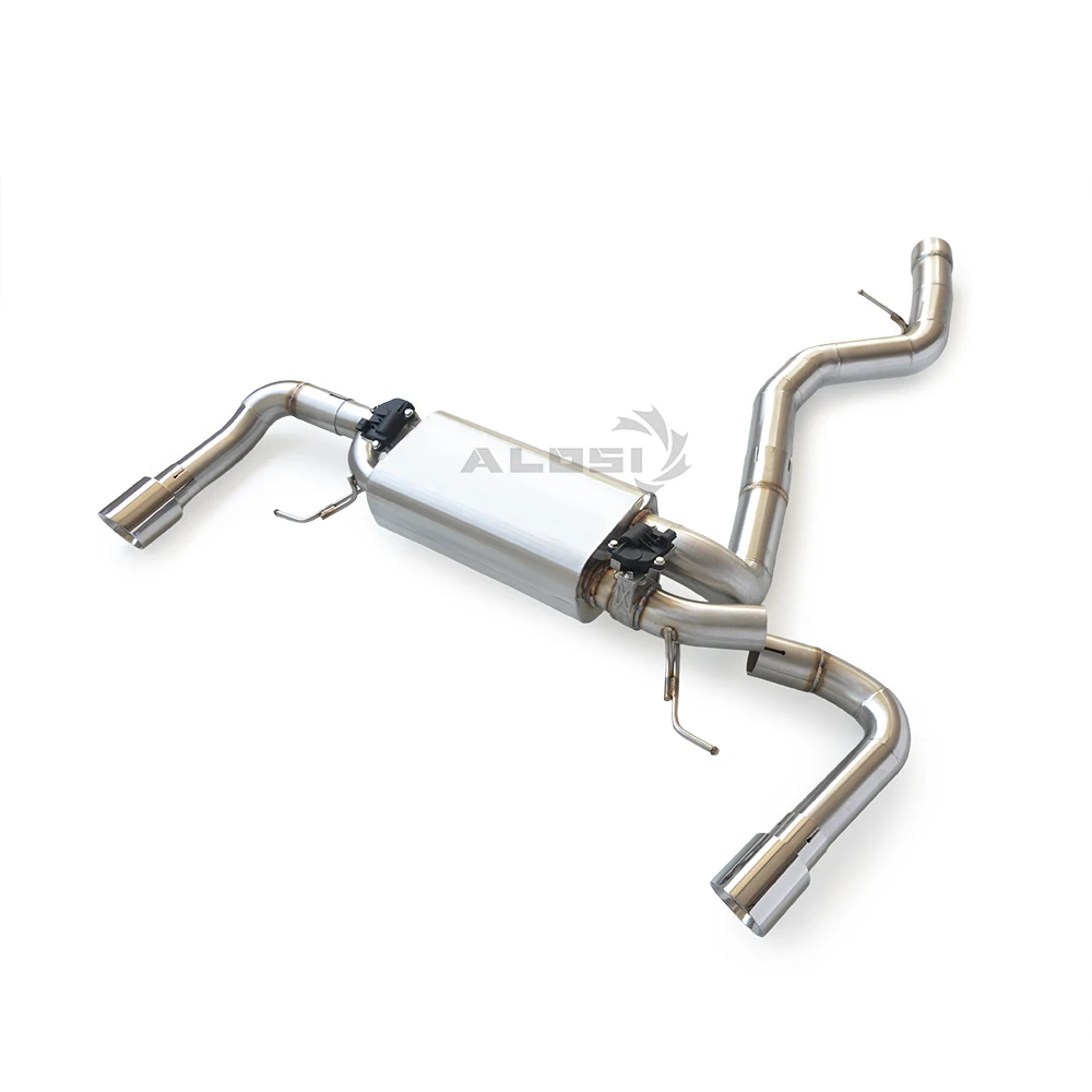 Für BMW 230I G42 B48 2.0T 2020–2024 Sport-Auspuffanlage Heckschalldämpfer mit Ventil, rostfreies Catback-Auspuffrohr