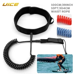 UICE SUP Board Leash Wingfoil 10FT Surf Board Waist Rope Electric Hydrofoil Leash Jetsurf Surfboard Waist Rope Surf Accessories
