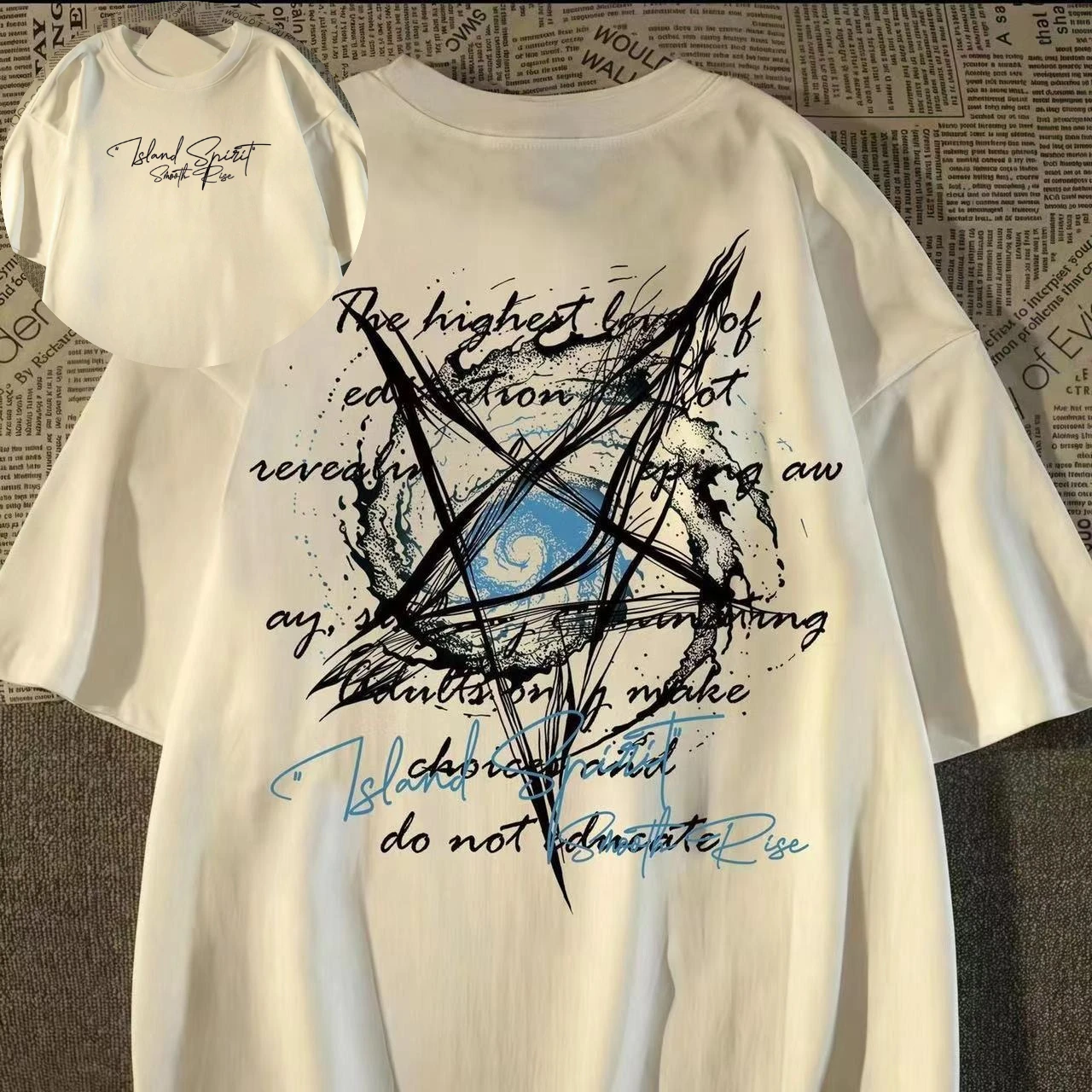 Vintage Eye of Providence T-Shirt, Retro Graffiti Graphic Tee, Oversized Streetwear Cotton Top, Mystical Art Casual Shirt