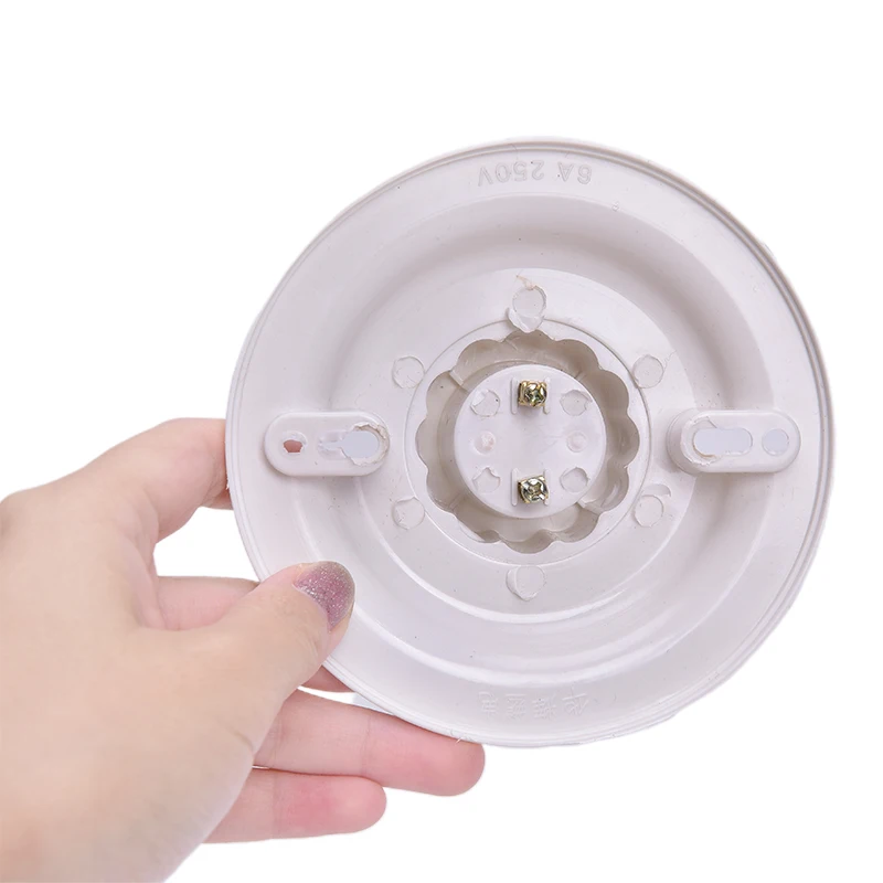 1Pc wysokiej jakości E27 LED uchwyt żarówki okrągłe gniazdo E27 baza wisząca gniazdo lampy gwint 10A 220V