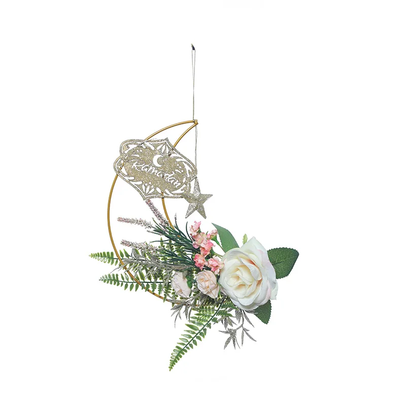 Les décorations de couronne simulées conviennent à la décoration de la maison et à la décoration de magasin.