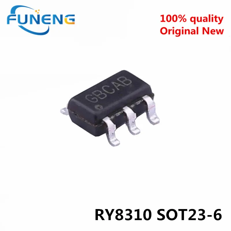 10PCS-50pcs   RY8310 GBCAB  SOT23-6 1A 30V DC-DC Compatible substitution for MP2259 MP2359 JW5017S RT8259 RT6200 JW5017 RT8259GE