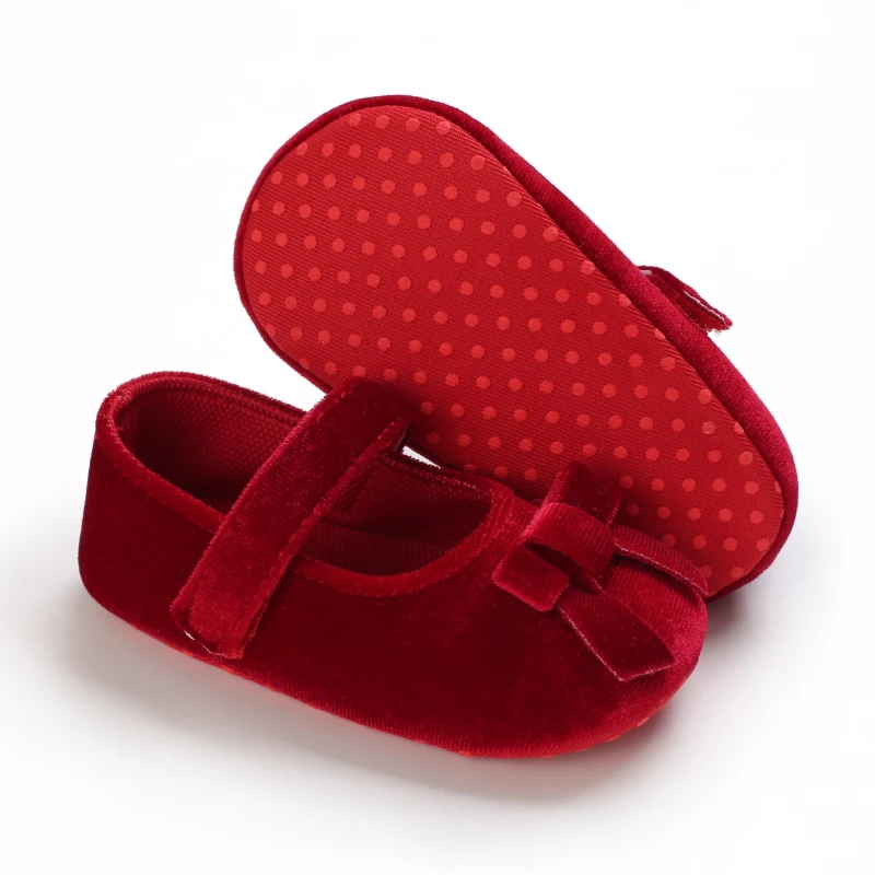 Spring and summer Styles 0-1 Year Old Baby Girl Shoes With Soft Soles Cute Bow Shaped Baby Princess Walking Shoes