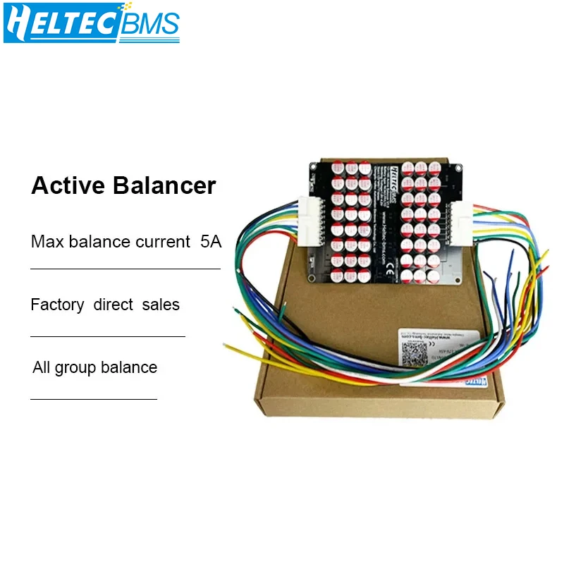 Heltec Wholesale Active Equalizer Balancer 5A 3S-21S 4S 6S 7S 8S 14S 16S 17S  20S 21S Lifepo4/Lipo/LTO Battery Energy Capacitor