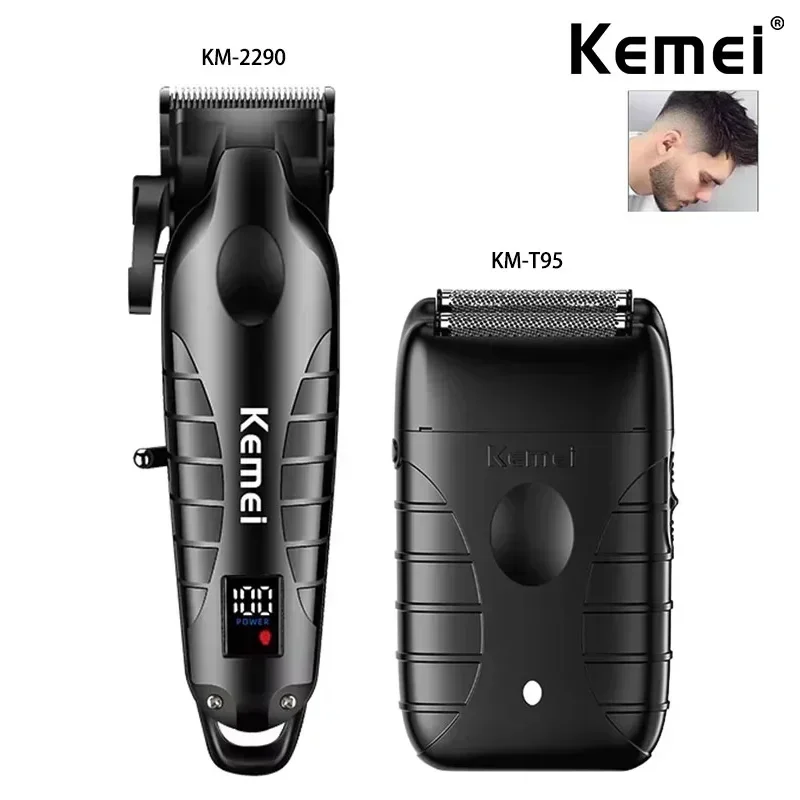 

Kemei KM-2290 KM-2293 KM-T95 Машинка для стрижки волос Лучший бренд с быстрой зарядкой Парикмахерская машина Лезвия Машинка для стрижки волос Триммер для волос для мужчин