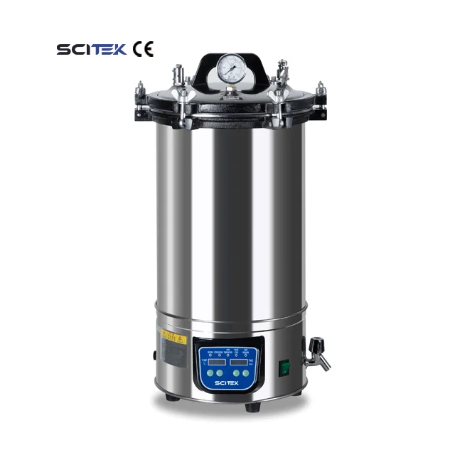 Portable 24L/18L Medical Dental Surgical Autoclave Sterilization Electric Heating Autoclave