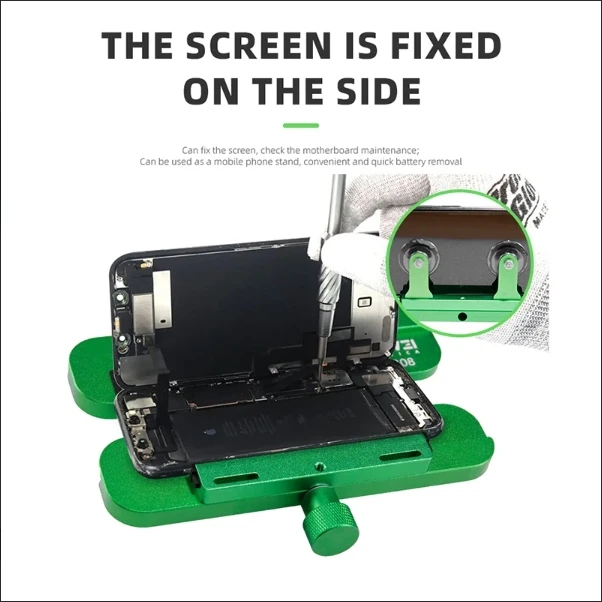 

LUOWEI LW-308 Screen Fixing Tool Multi-function Phone Motherboard Fixture for Mainboard Removable Back Cover Glass Battery