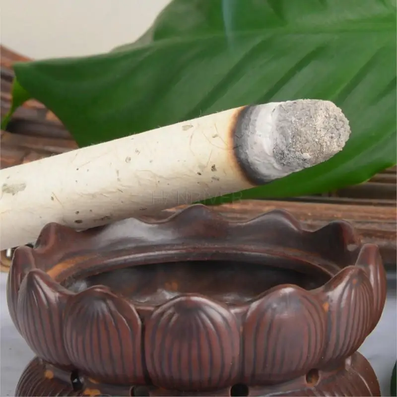 10 قطعة/صندوق 50:1 عصي Moxa الذهبية الطويلة الصينية الكى الوخز بالإبر نقطة التدفئة العلاج النقي Moxa الأسطوانة بالجملة #6