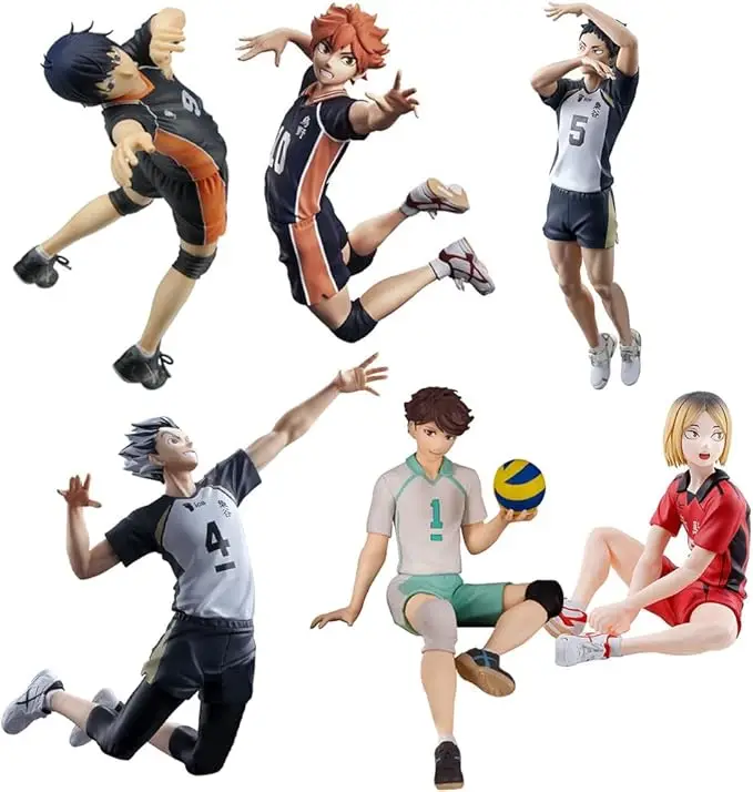 Anime Haikyu!! Kintarou Kageyama Akaashi Keiji Toru Oikawa figuras de acción de juguete