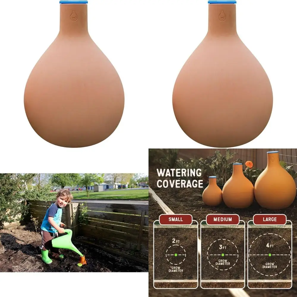 

Medium Watering Pot Irrigation System for Sustainable Underground Planting in Garden Beds, Raised Beds, and Grow Bags