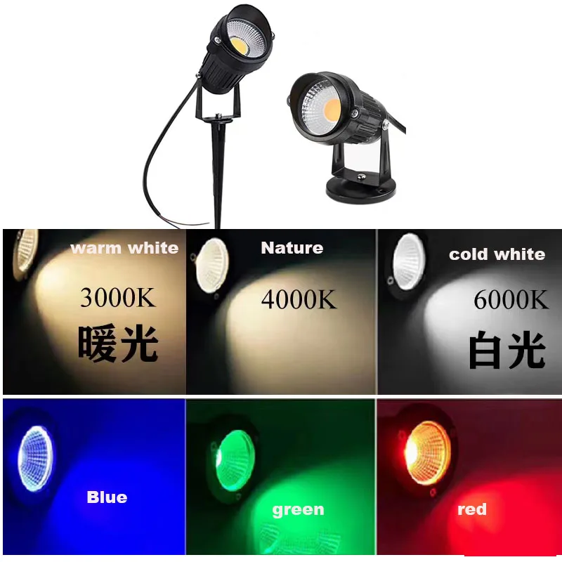 LED Garden Lawn Footpath Ground Street Lamp IP65 Waterproof Gardening Decoration Courtyard Lights 12V 220V Led Outdoor Lighting