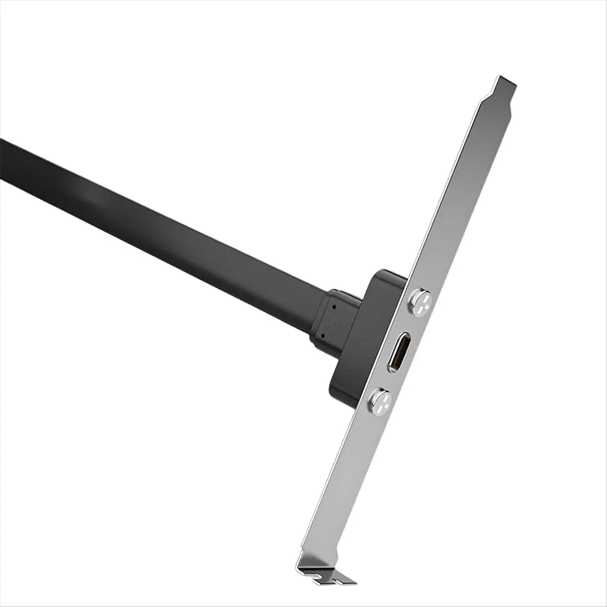 HDL USB3.1 Baffle Cable 19PIN/TYPE-E to TYPE-C Front C Mother Chassis PCI Bit 10Gbps Short Flat Cable 80cm