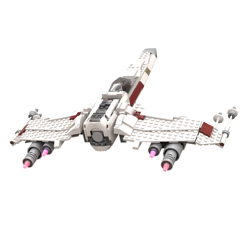 491PCS MOC-223253 E-Wing-สลับสร้างบล็อกอาคารชุดการวิเคราะห์ผู้ใหญ่ชุดCreativeความเข้ากันได้สูงวันหยุดของขวัญ