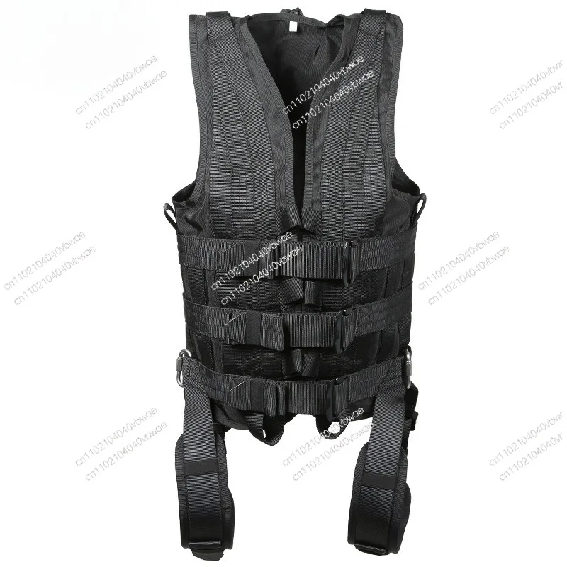 ​Professional Full Body Stunt Harness - Wire Work Safety Rig for Aerial Performance & Film Production