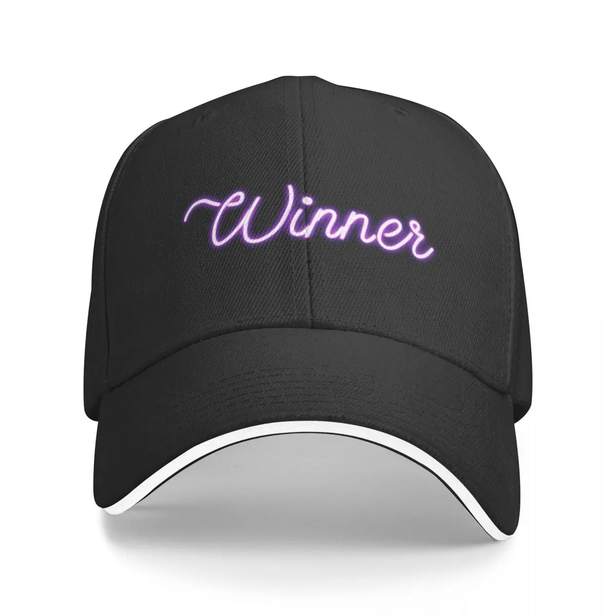 Winner Neon Sign Baseball Cap Hat Man For The Sun Hip Hop Men's Caps Women's