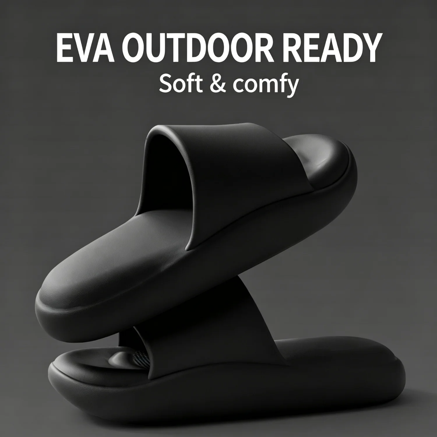 EVA-Hausschuhe für Damen und Herren, ideal für den Außenbereich, weich, bequem, mit dicker Sohle, rutschfest, für den Innenbereich, Badezimmer, als Paar. – Detail 10