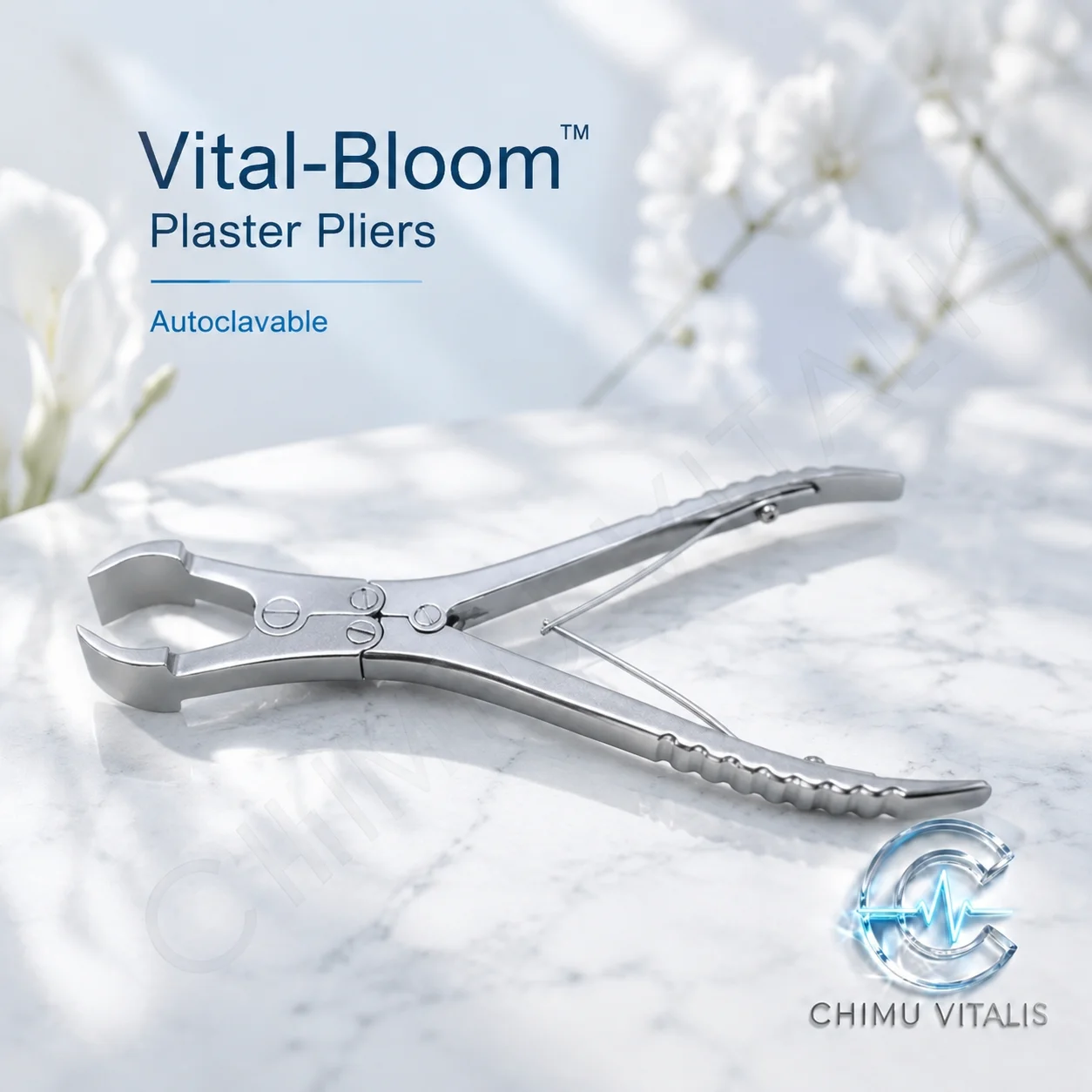 【CHIMU VITALIS】Stainless Steel Plaster Scissors, Gypsum Cutting Forceps
