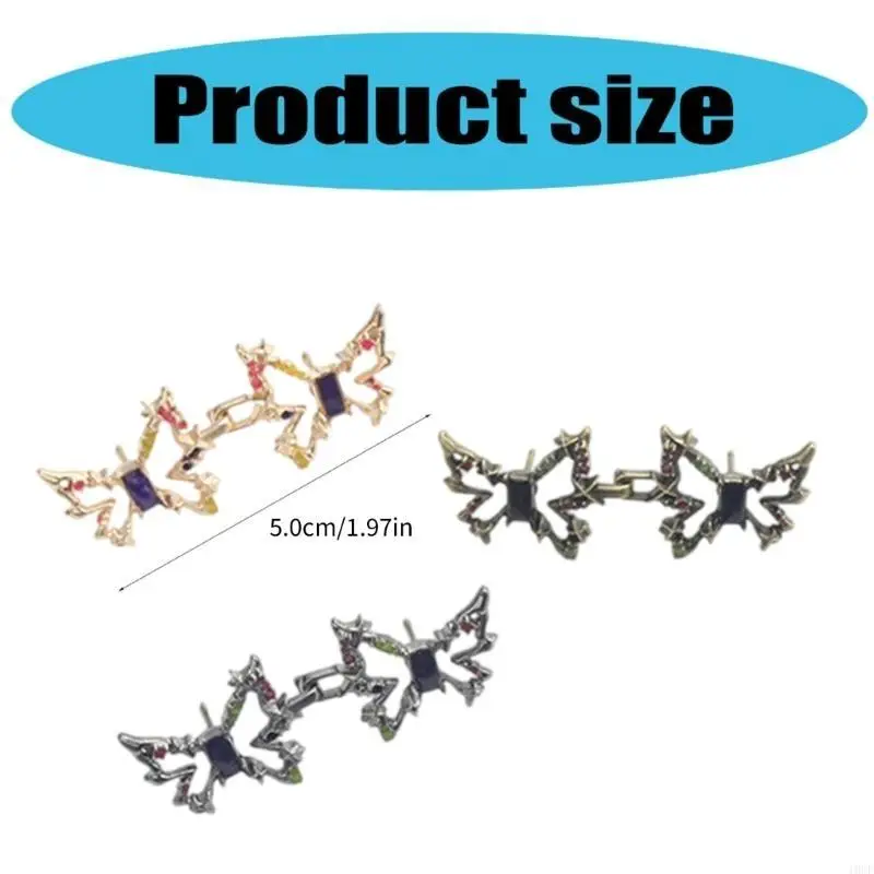 Butterfly Metal Fastening Button Detachable Pants Buttons Pin Crafts Waist Tightener Clothing Buckle No Sew Tool