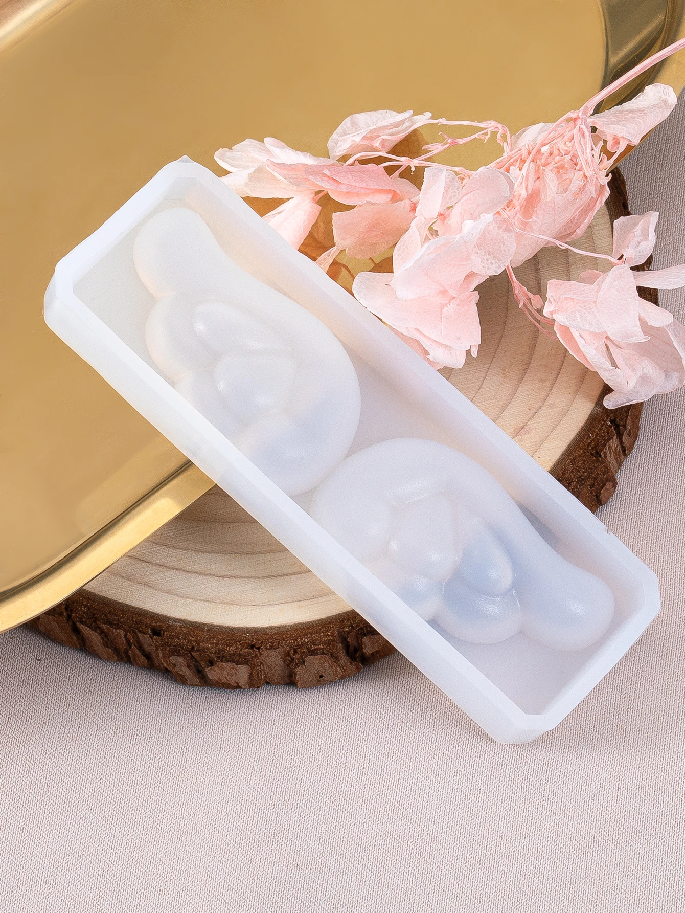 1pc Cute Wing Resin Mold 8.5x2.7cm Angel Wing Silicone Mold for DIY Pendants Jewelry Making Decoration Findings