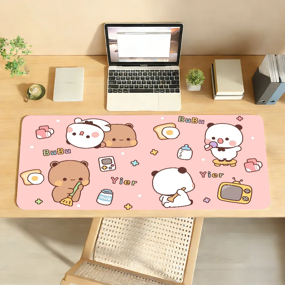 Cartoon Bubu Dudu cute Mouse Pad For Office Gaming And Keyboards Non-Slip Large Waterproof