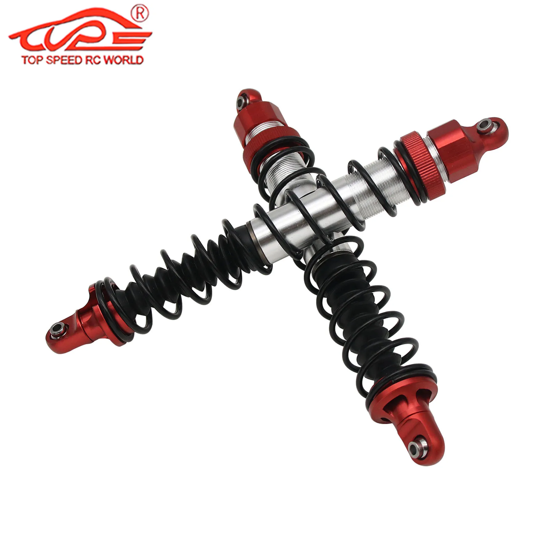 RCアップグレードCNCメタル6mmフロントまたはリアショックアブソーバー、または1/5 HPI Rofun Rovan Kingmotor Baja 5B 5T 5SC SSバギートラック用パーツ