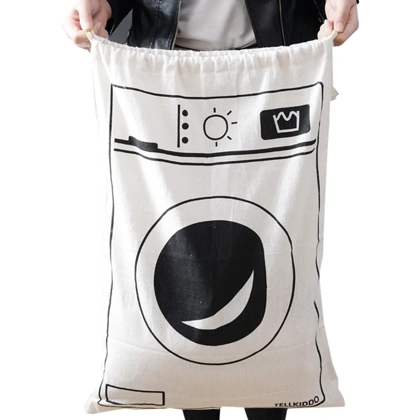 Multifunction Large Capacity Travel Outdoor Storage Bag Canvas Bags Laundry Bag Toys Storage Bag  Room Organizer