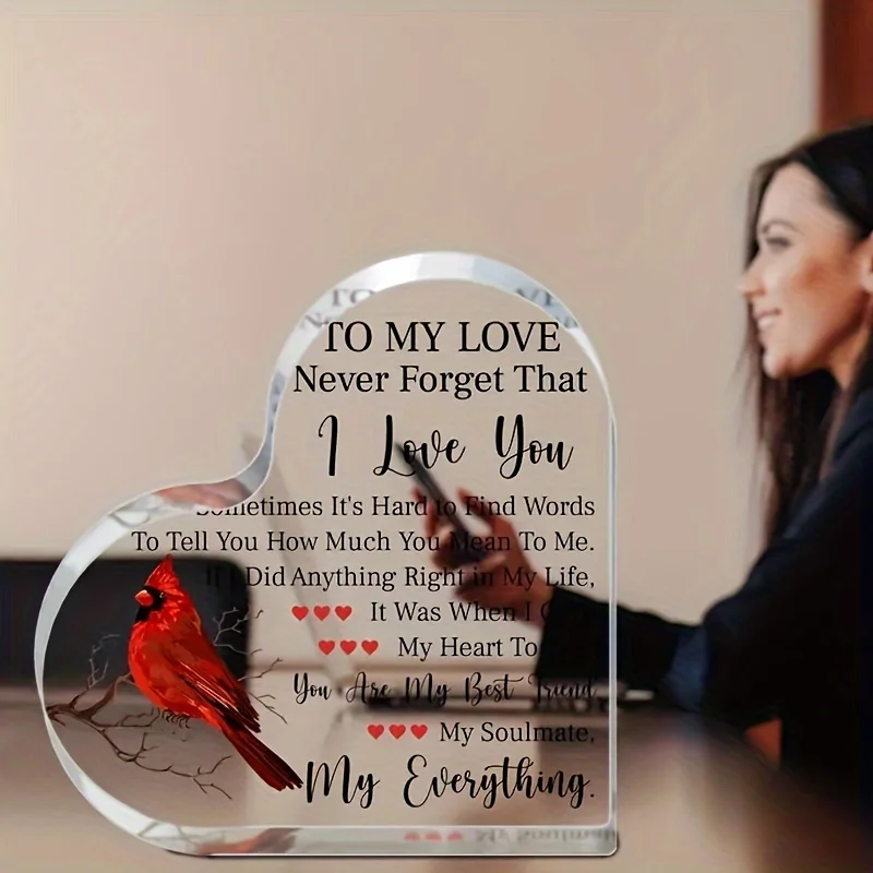 قطعة واحدة، هدية رومانسية، هدية أكريليك لحبها، هدايا صديقها الرومانسية، أفكار هدايا لطيفة للذكرى السنوية لعيد الحب