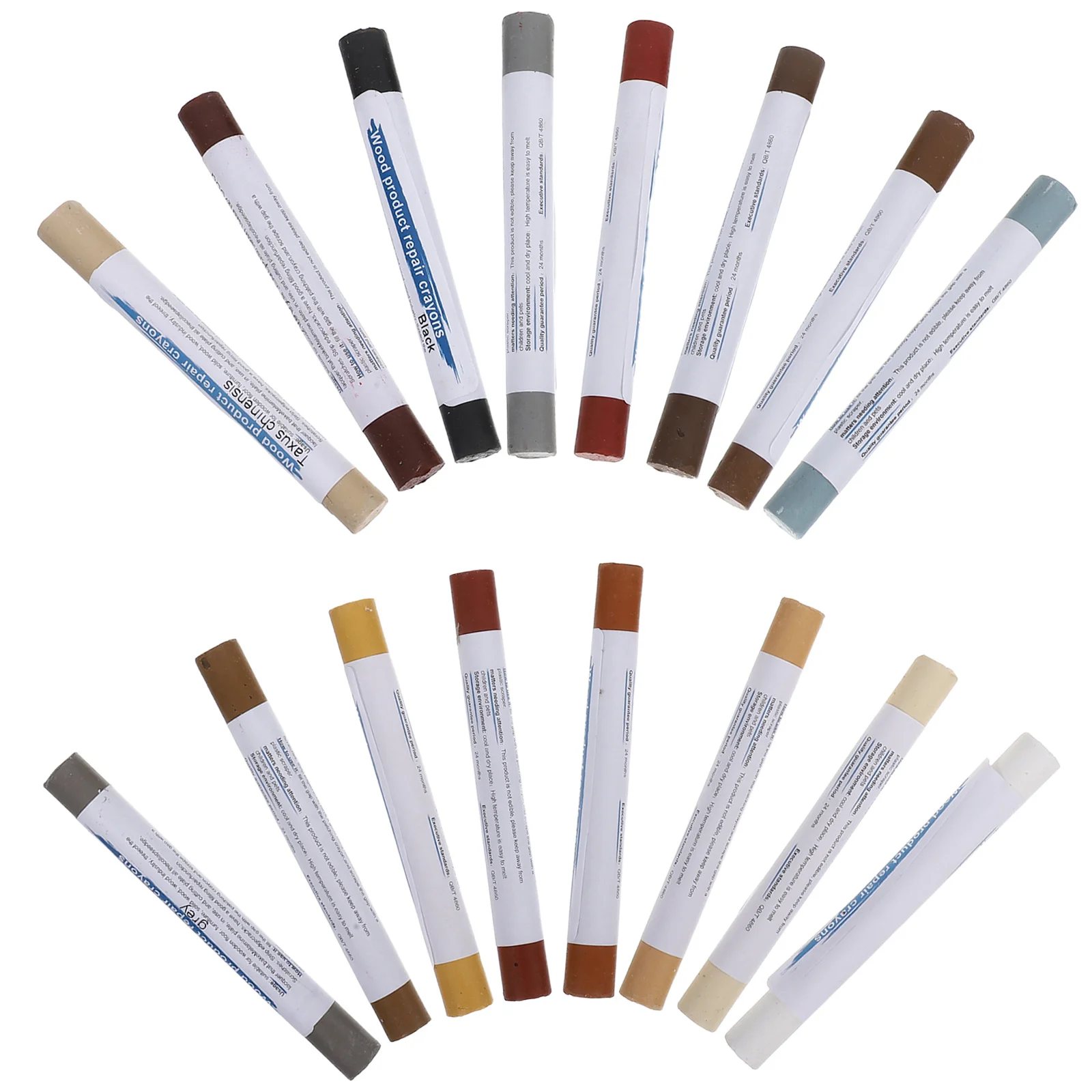 

16Pcs Furniture Repair Kit Wax Sticks Smooth Application Restores Damaged Wood Areas Fast Solution for Scuffs and Scratches Wood