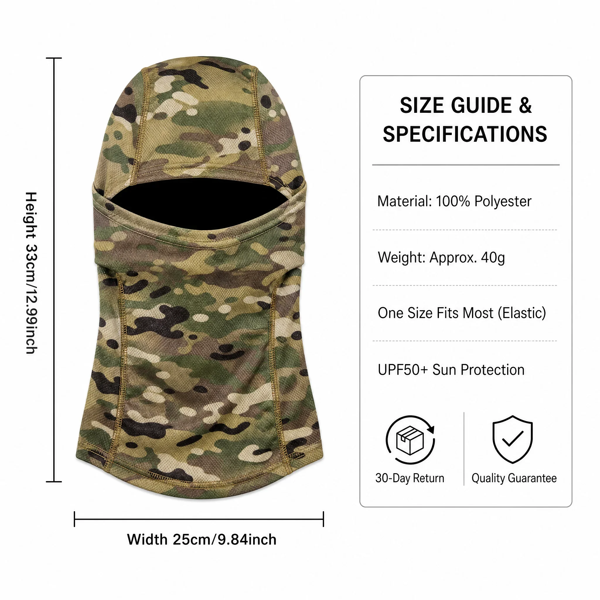 Tactical Mask Airsoft Full Face Balaclava Paintball Cycling Bicycle Hiking Scarf Fishing Snowboard Ski Masks Hood Hat Men Women