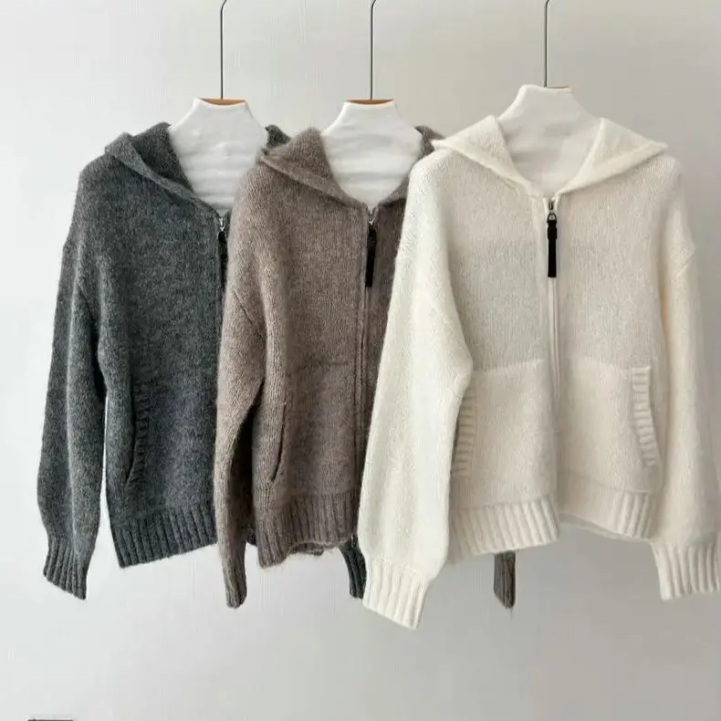 Pull en laine mélangée - Gris foncé chiné - FEMME | H&M FR