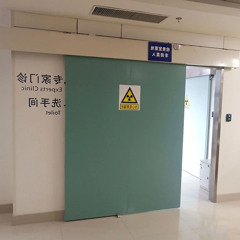 Sterile Automatic Airtight Sliding Door Tempered Glass Hermetic for Hospital Clean Room Operating Theater