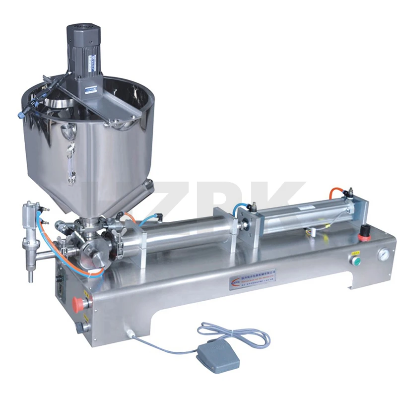 Horizontal Single Head Paste Filling Machine Oil Filling Machine
